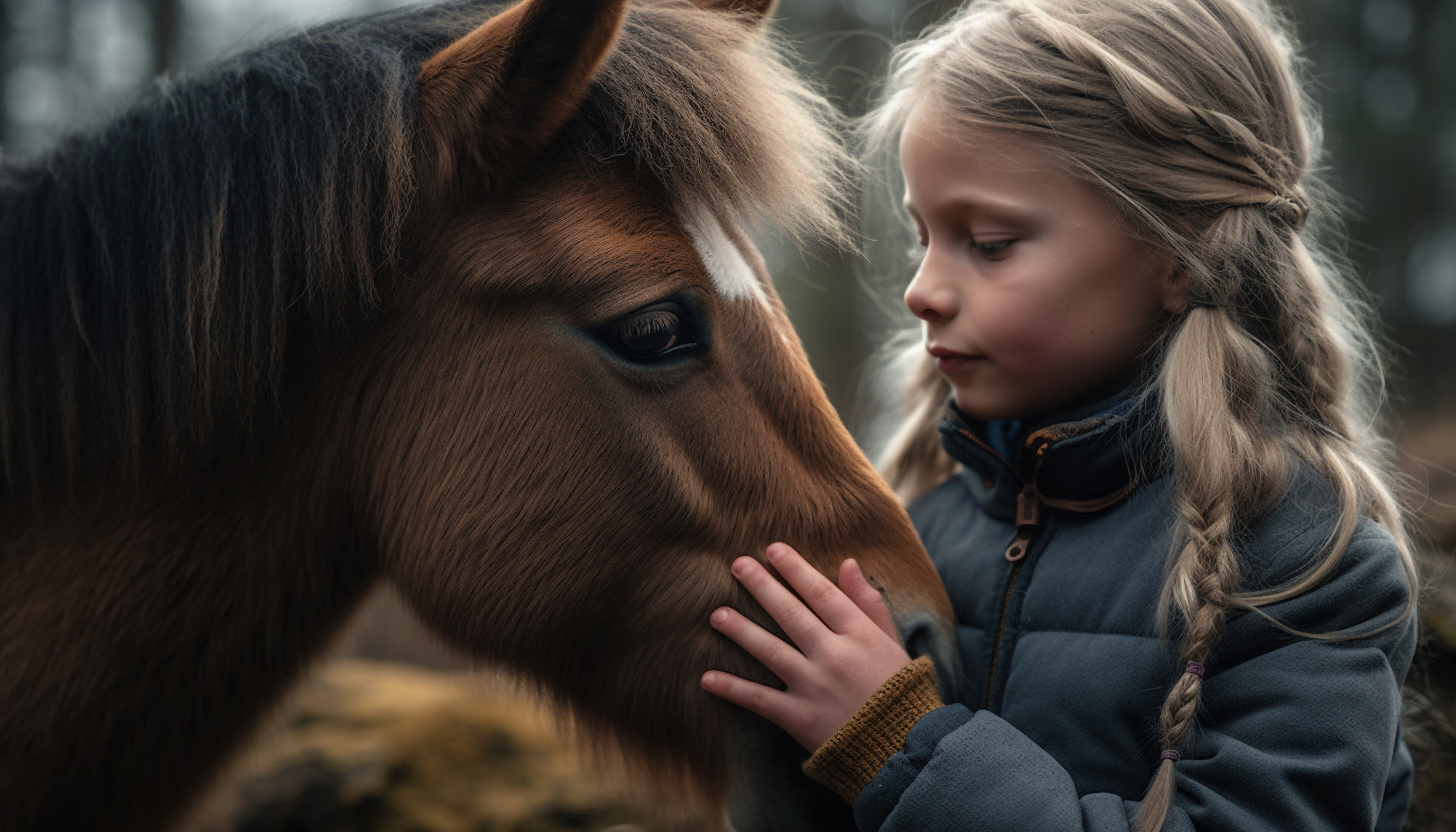 niña caballo