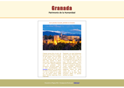 Desarrollo Web Granada
